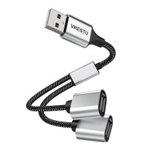 (Α έως 2 USB 0,25 m) USB σε 3 USB 2.0 HUB Προσαρμογέας πολλαπλών διαχωριστών