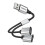 (Α έως 2 USB 0,25 m) USB σε 3 USB 2.0 HUB Προσαρμογέας πολλαπλών διαχωριστών 1