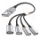 (Α έως 4 USB 0,25 m) Διανομέας USB 2.0 USB Διαχωριστής 4 θυρών Τροφοδοσίας 1