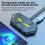 (1,2M 7-σε-1 Μαύρο) 7 Θύρες USB 3.0 HUB Type C Σταθμός σύνδεσης 5Gbps High Speed 4