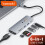 (7 σε 1 Typec Hub Blue) Προσαρμογέας Toocki USB HUB 4K HDMI USB C σε 5 Gbps USB3.0/ SD/TF 2