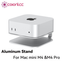 (MS60 (tylko podstawka)) Hub USB C do komputerów Mac mini z obudową SSD M.2, kompatybilny z podstawką