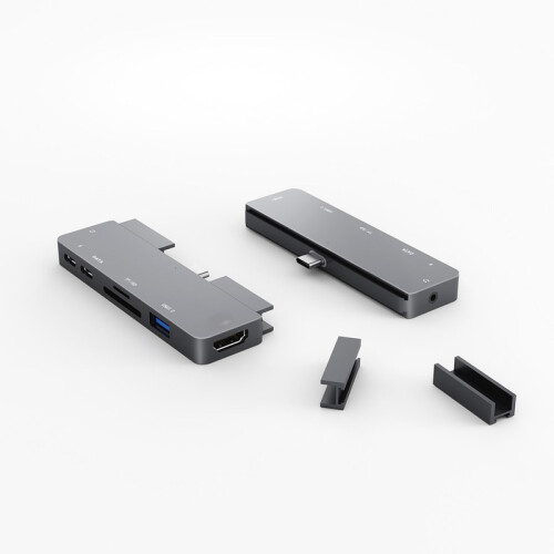 (7 σε 1 με κουτί) OUTMIX USB C Hub σε 4K HDMI συμβατός προσαρμογέας με USB-C 2