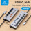 (Χωρίς διακόπτη-4 σε 1) Σταθμός σύνδεσης Hagibis USB C HUB Type-C Ατομικοί 2