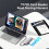 (8-in-1 M.2 SSD Model) 8-IN-1 USB HUB with Disk Storage Function PD100W USB C σε συμβατό με 4