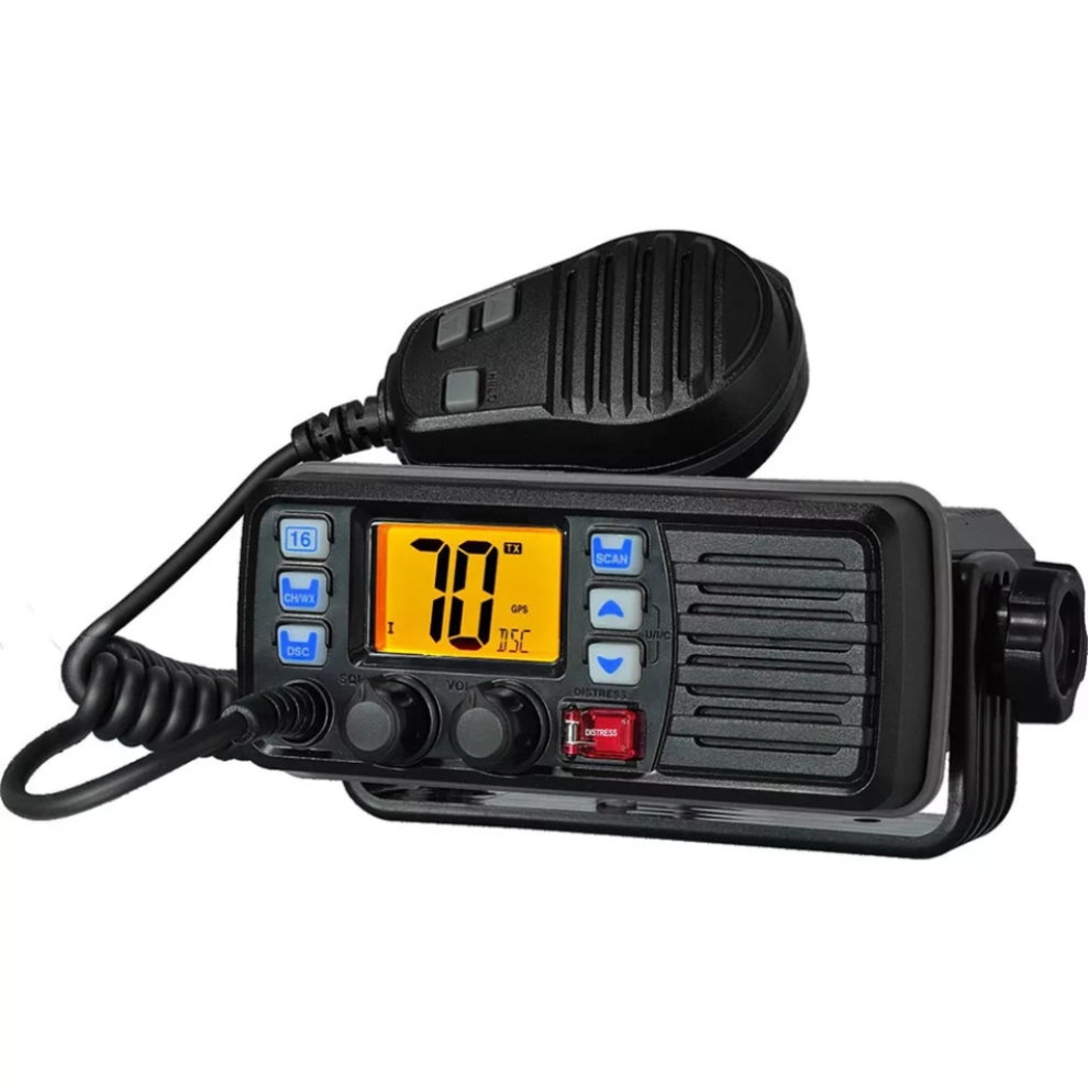 25W High Power VHF Mobile Transceiver Marine 2 Way Radio IP67 Waterproof Boat Band Walkie Talkie Sea Float Interphone