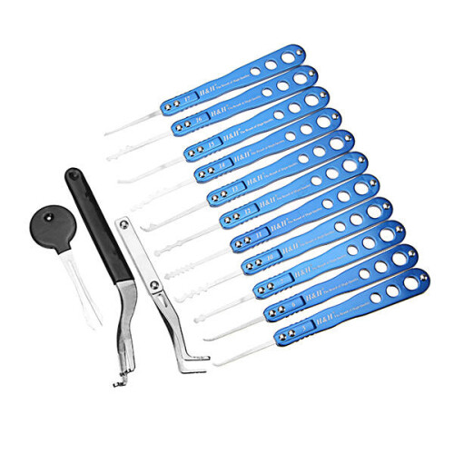 Honest 8Pcs Safety Box Quick Opening Lockpicks Lock Picks Tools with 2 Transmission Gears 1