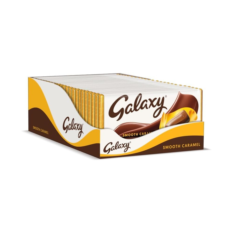 Kidzbuzz Galaxy Chocolate Bar, Smooth Caramel 135G, Pack Of 24