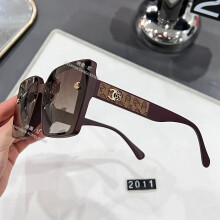 (kein Fall-C4) Neue Mode polarisierte quadratische Sonnenbrille Frauen Markendesign übergroße Sonnenbrille