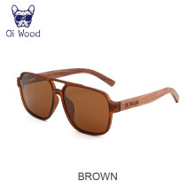 (Braun-polarisiert) Holz-Sonnenbrille für Herren, Holz-Sonnenbrille, Herren-Brille, polarisierende Brille,