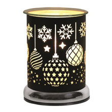Aroma Touch Control Electric Wax Melt Tart Burner Baubles Black