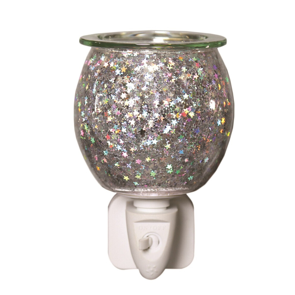 Aroma Electric Plug In Wax Melt Burner Warmer Essential Oil Glitter