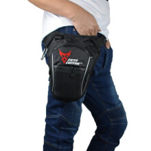 (MC-0100 Rood) Waterdichte beenzak Motorbagage Casual heuptas Moto Sport Reizen