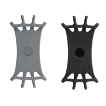 (Zwart-Grijs) Kinderwagenaccessoires Mobiele telefoonhouder Universele 360 draaibare kinderwagentelefoonhouder