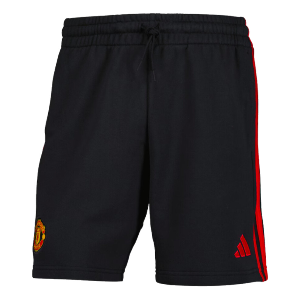 Adidas (Xs) 2024-2025 Man Utd Dna Shorts (Black) Black