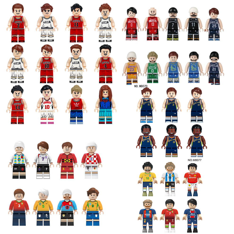 42pcs Basketball football player Minifigures Kids Toys-image-OPC-PGXKSY6-NEW