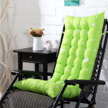 (Green, 110*40*8cm/43.3*15.7*3.1inch) Back Patio Lounger Cushion Recliner Bench Thick Padded Garden Pad Chair Rocking