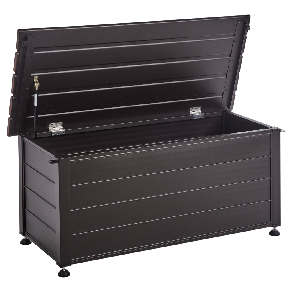 Storage Box CAMPALTO Metal 113 cm 50 cm Dark Brown