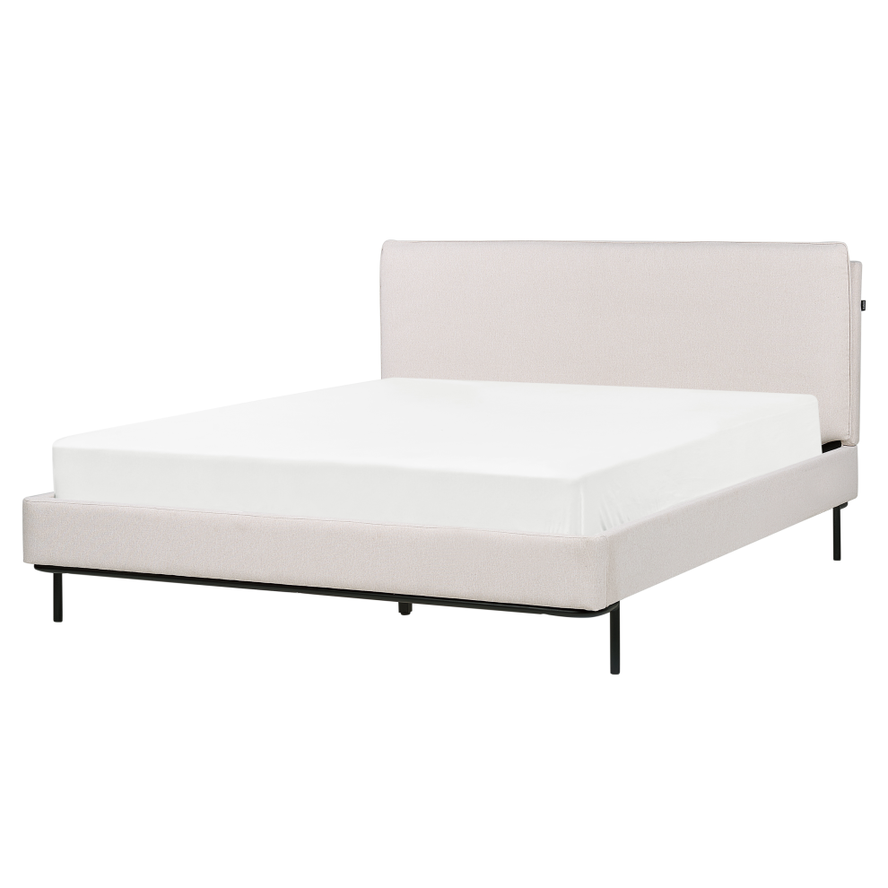 Bed Fabric CORIO 160 x 200 cm (EU King Size) Cream