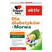 Doppelherz Aktiv dla diabetyków + Morwa 30x trisulin vit complex