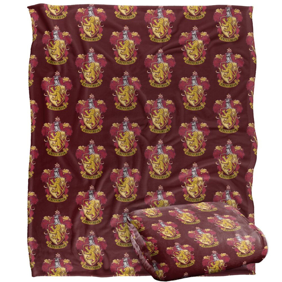 Harry Potter Gryffindor Repeat Print Blanket