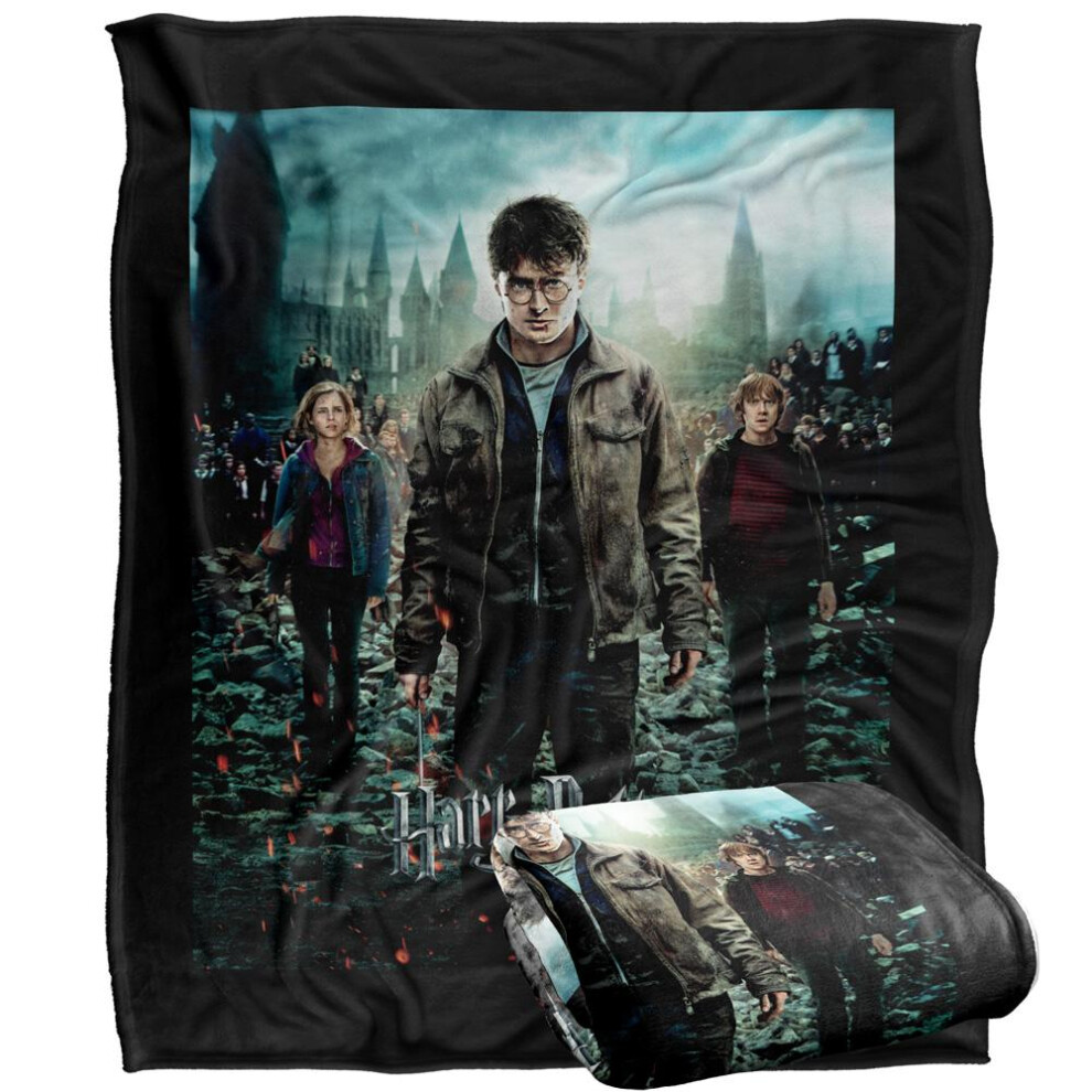 Harry Potter And The Deathly Hallows Movie Poster Blanket