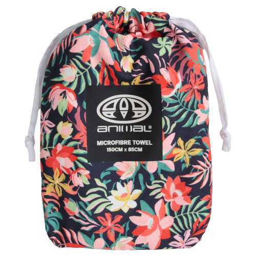 Animal Flowers Travel Microfibre Towel