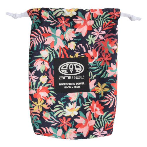 Animal Flowers Travel Microfibre Towel 1