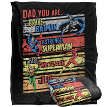 Justice League Hero Dad Blanket