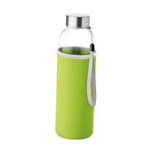 (One Size, Lime) MidOcean Utah Glass 500ml Water Bottle