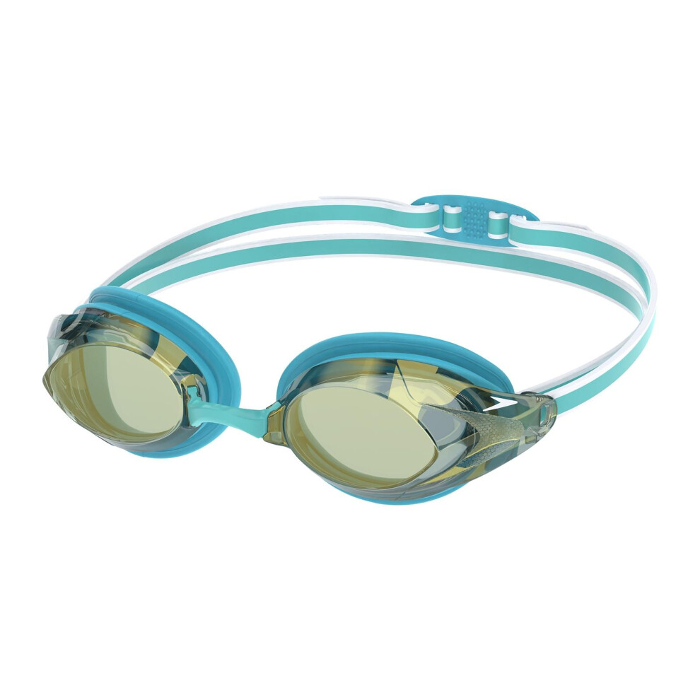 (One Size, Blue) Speedo Womens/Ladies Vanquisher 3.0 Mirrored Goggles