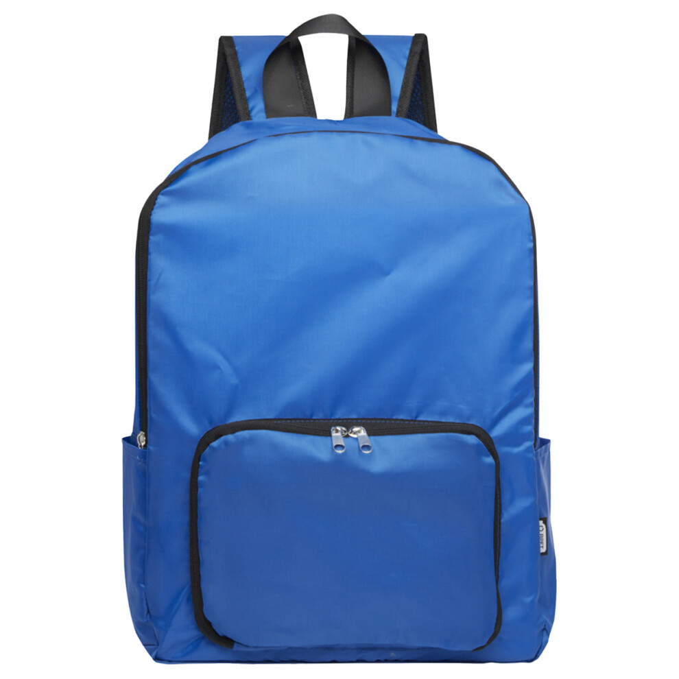 Floso Unisex Blue (One Size, Royal ) Rpet Foldable 15L Backpack