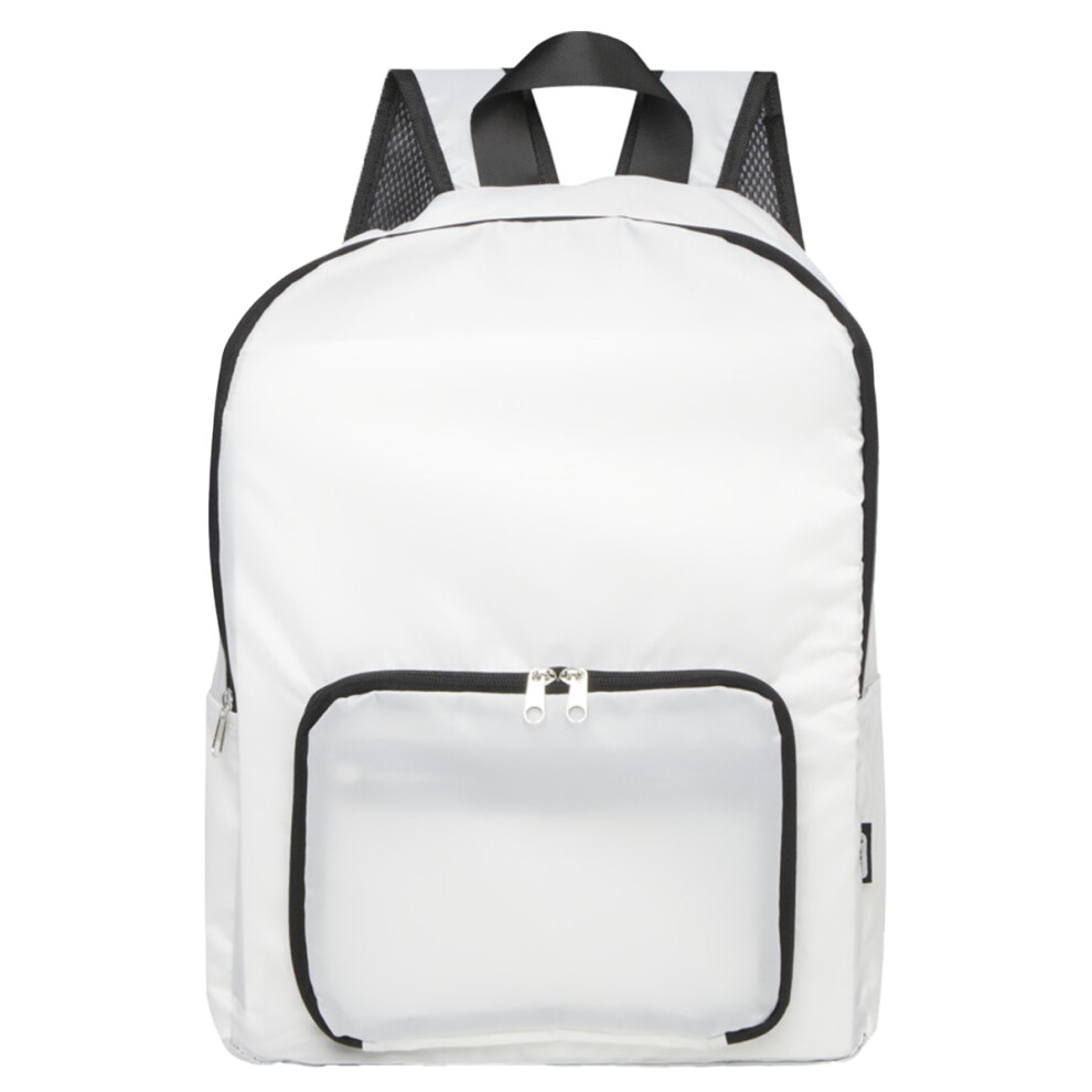 Floso Unisex White (One Size, ) Rpet Foldable 15L Backpack