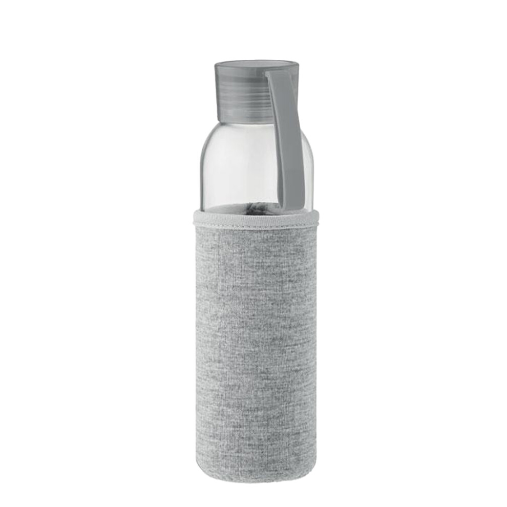 (One Size, Grey) MidOcean Ebor Recycled Glass 500ml Bottle-image-OPC-PGXMFMX-NEW