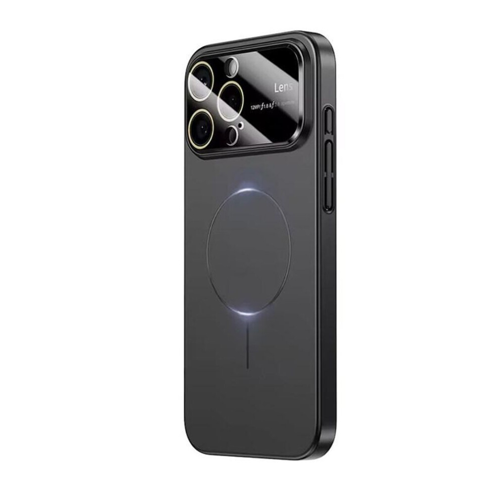(black, iPhone 12 Pro) Luxury Camera Protection For Magsafe Phone Case for iPhone 16 14 15 13 12 11 Pro Max Magnetic Shockproof Hard PC Thin Cover