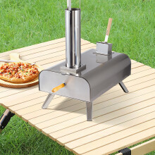 12-inch Outdoor Stainless Steel Stone-baked Pizza Oven