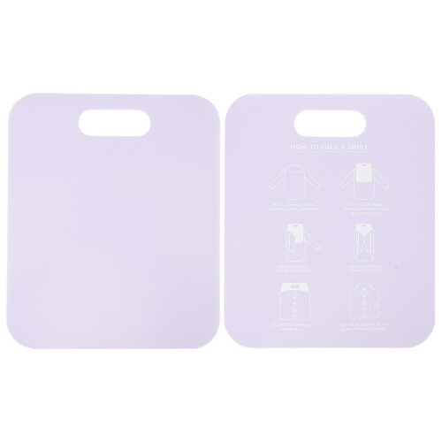 (As show, One size) 2Pcs Professional Shirt Cardboard Clothes Folder PP Simple Laundry Folding Board 2