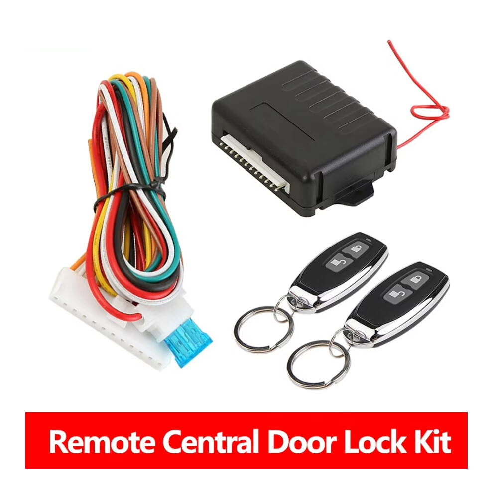 Keychain Central Kit System Button With Remote Control Vehicle Central Locking Kit 433.92Mhz Door Lock Keyless Entry System 6905042388618