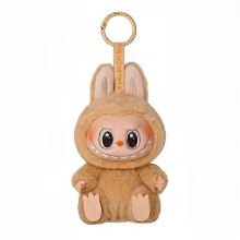(A5)New Hot Cute Labubu 1:1 Replica The Monsters Cardiac Macarone Kawai Guess Bag Figure Model Keychain Surprise Gift Toy