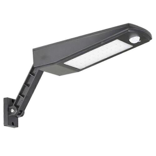 (Black,White light)Solar Light Outdoor Lighting Sensor Wall Light Adjustable Angle LED 2