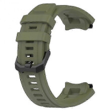 (Green)Silicone Strap For Amazfit T-rex 2 Official Replacement Strap With Tool For Huami Amazfit T-rex2