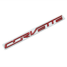 (Red)Car 3d Metal Decals Sticker For Chevrolet Corvette C3 C4 C5 C6 C7 C8 Car Trunk Letters Emblem Badge Styling Stickers Accessories