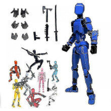 (blue)T13 Action Figure Titan 13 Action Figure Robot Action Figure3d Printed Action