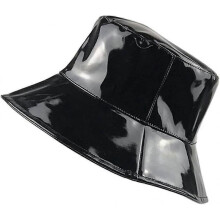 (Black)Women's Rain Hats Waterproof Yetsye Rain Hat Wide Brim Bucket Hat Rain Cap