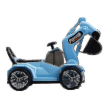 (Blue)Sliding Excavator Car Kids With Lights