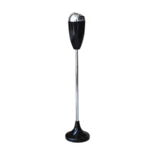 (Black)Floor Standing Ash Tray Vertical Metal Ashtray for Patio Indoor Outdoor Home