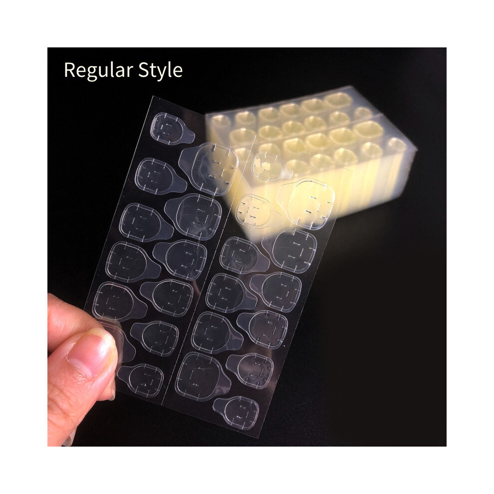 (Style A)Adhésif à ongles gelée collante double face transparent durée de vie prolongée manucure