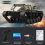 JJRC C8812 LED Light Full Scale Tracked Tank Simulation Model 5