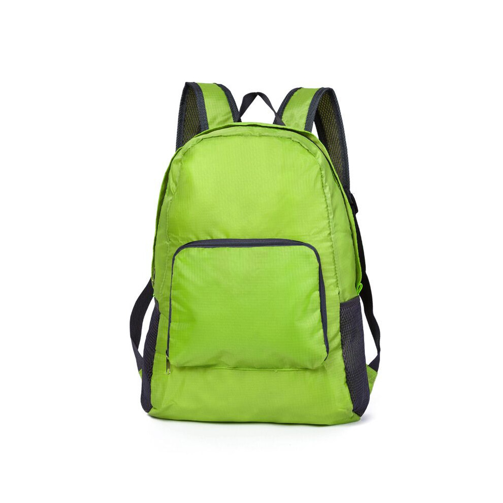 (Green)Sac à dos de sport de plein air sac de voyage nylon imperméable léger pliable
