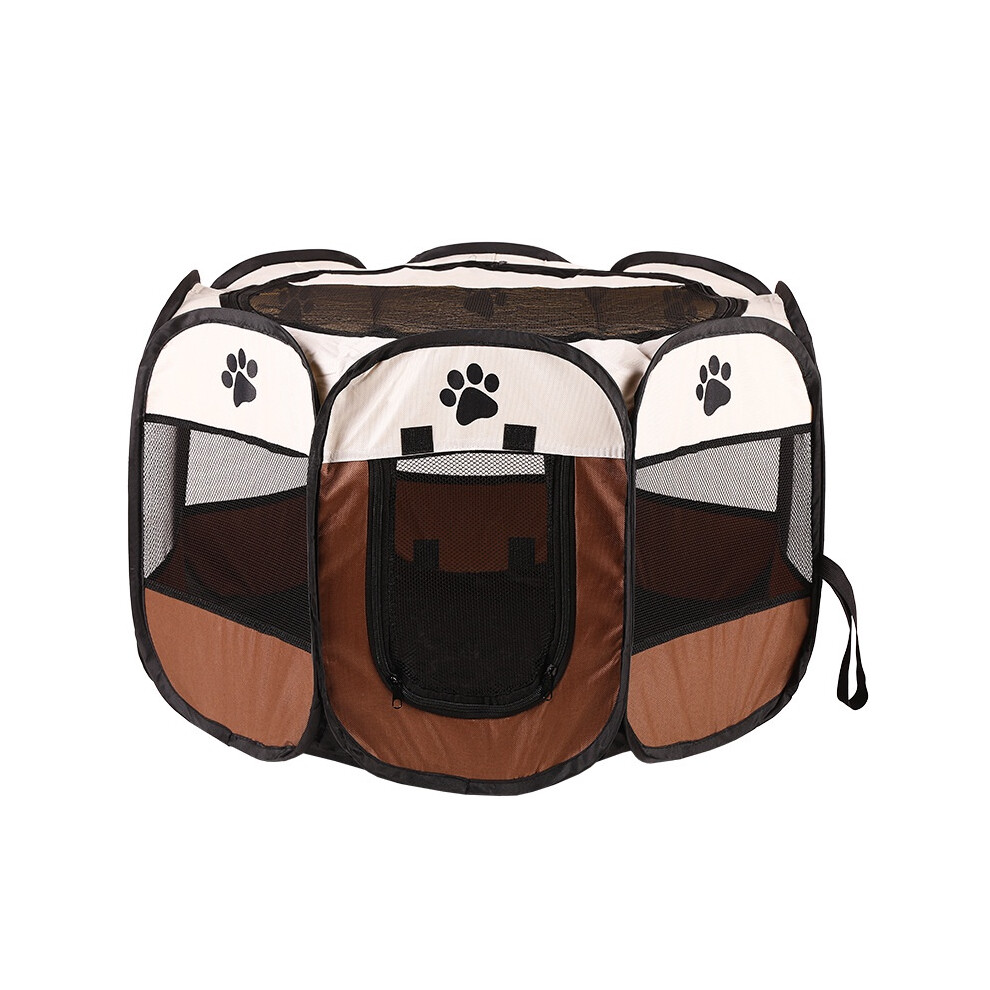 (L-90*90*60CM)Tente portable pliable pour animaux chien chat jeu étoile anis facile à utiliser clôture chenil